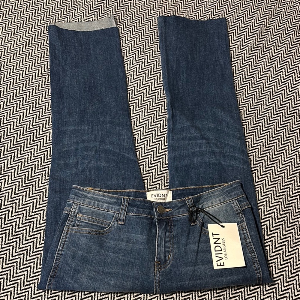 Anthropologie | EVIDNT Florence Straight Leg Jeans | Sz 26